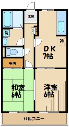 ラヴィ梶ヶ谷の物件間取画像